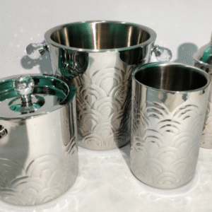 Designed Double Wall Stainless Steel Barware Collection