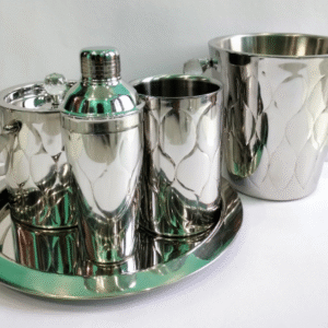 Embossed Designed Double Wall Stainless Steel