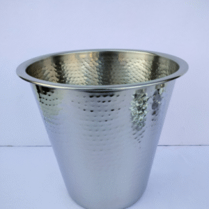Hammered Design Stainless Steel Wine Bucket