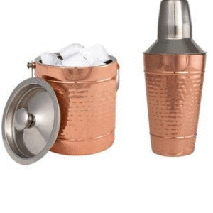 Double Wall Stainless Steel Ice Bucket & Tong